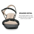 thumbnail image 6 of Journee Collection Womens Verity Ankle Strap Low Block Heel Sandals, 6 of 6