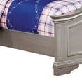 thumbnail image 2 of Saltoro Sherpi Twin Bed with Camelback Headboard and Footboard, Silver, 2 of 2