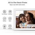 thumbnail image 5 of BSIMB 10.1 inch WiFi Digital Photo Frame White, 32GB Smart Electronic Picture Frame, Sharing Photos/Videos via App Email, 5 of 7