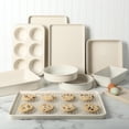 thumbnail image 3 of 10-Piece Ceramic Nonstick Bakeware Set, PFAS-Free & Non-Toxic – Value Baking Pans for Healthy Cooking, Linen White, 3 of 4