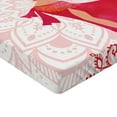 thumbnail image 2 of Ambesonne Oriental Fitted Sheet, Belly Dancer Woman, Twin XL Size, Pink Vermilion, 2 of 3