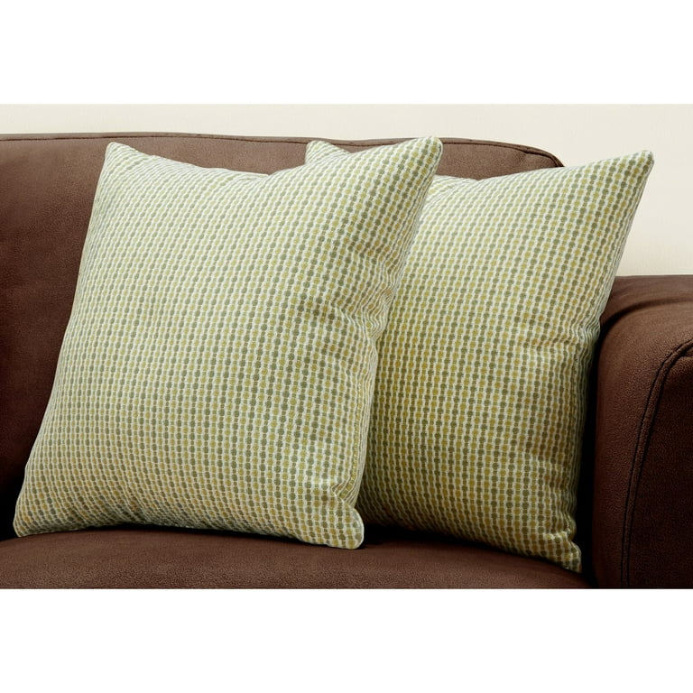Pillows, 18 X 18 Square, Insert Included, Decorative Throw, Accent, Sofa,  Couch, Bedroom, Grey Hypoallergenic Polyester, Modern