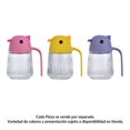 thumbnail image 1 of Dispensador Prichos de Vidrio 12.4x8.6x14 cm 330ml con Tapa de Cabeza de Pollo Varios Modelos 1 Pieza Multicolor, 1 of 4