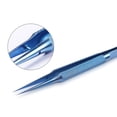 thumbnail image 3 of Milisten 0.15mm Titanium Alloy Straight Tip High Precision Tweezers Repair Tool for Electronics Repair Jewelry-Making Laboratory Work (Blue), 3 of 5