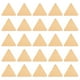 thumbnail image 4 of 100 piezas de rebanadas triangulares de bricolaje con orificio colgante, piezas de madera, recortes sin terminar, 4 of 7