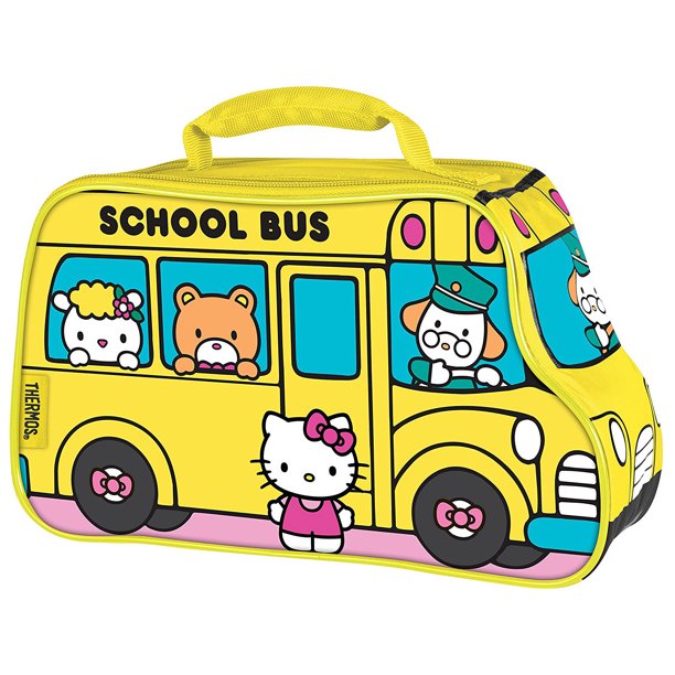 Thermos Novelty Lunch Kit, Hello Kitty School Bus