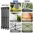 thumbnail image 5 of COBIZI 10'x30' Canopy Heavy Duty Pop Up Canopy Tent Outdoor Gazebo Shelter Waterproof Instant Commercial Tent with 8 Removable Sidewalls & 8 Sandbags & Roller Bag,White, 5 of 15
