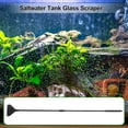 thumbnail image 3 of Raspador de Algas Único Bargains para Acuarios de Vidrio Limpiador de Tanques de Peces con 10 Cuchillas Herramienta de Limpieza de Acuarios Duradera Resistente a la Corrosión Negra 1 Juego 26.38 in, 3 of 7