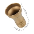 thumbnail image 2 of WEUVEB Vaso Metálico Dorado Para Bebidas Café Cerveza Y Refrescos Uso En Casa, 2 of 6
