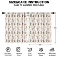 thumbnail image 2 of Blackout Kids Curtains,Beige Christmas Tree Pattern Childrens Insulated Curtains Set Of 2,Bedroom Essentials,Toddler Room Decor 42"x54", 2 of 5