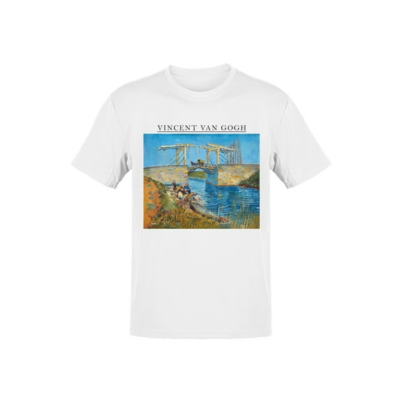 Van Gogh's Langlois Bridge Scene Men's T-shirt