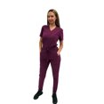 thumbnail image 5 of Fubu Women's 5 Pocket V-Neck Scrub Top Medical Nursing Uniform, 5 of 6