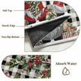 thumbnail image 6 of Area Rugs for Living Room Bedroom, Plaid Gnomes Christmas 4'x6' Rug Washable Carpet Runner Indoor Outdoor, Xmas Ball Gifts Snowflake Non Slip Accent Floor Mats Rug for Kitchen, Office, 6 of 8