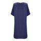 thumbnail image 3 of Gibobby Vestido casual de punto para mujer Mini vestido informal de manga corta con escote en V y bolsillo con cinturón suelto para mujer de verano(Azul,M), 3 of 5