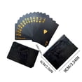 thumbnail image 3 of Playing Cards Waterproof Black Pirate Ship Design - Travel, Party, Game Night, Family Gatherings, Card, 3 of 4