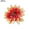 thumbnail image 2 of Zeus 50Pcs Artificial Flower Head Easy to Maintain Clear Texture Eye-catching Photography Props Fake Flower Home Decor, 2 of 7