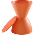 thumbnail image 2 of Hawthorne Collections Tabouret de Rangement 17 Pouces en Orange, 2 of 4