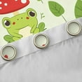 thumbnail image 4 of Manfei Kawaii Frog Curtains Pack of 2 (42x84 Each) for Kids, Cute Cartoon Animal Curtains Blackout, Red Mushroom Bedroom Curtains, Curtains and Drapes Bedroom Decor, 4 of 6