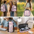 thumbnail image 5 of Yspwyqan Daisy Axolotl Backpack Set for Elementary School, Kids Matching Lunch Box Set 4Pcs, 17 Inch Lightweight Padded Straps Daypack with Front Pocket for Primary Middle Travel, 5 of 7