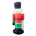 thumbnail image 1 of Cascanueces de 2,4 M, decoración navideña inflable para fiestas, decoración divertida bonita para fiestas de Navidad, inflable Noel, 1 of 9