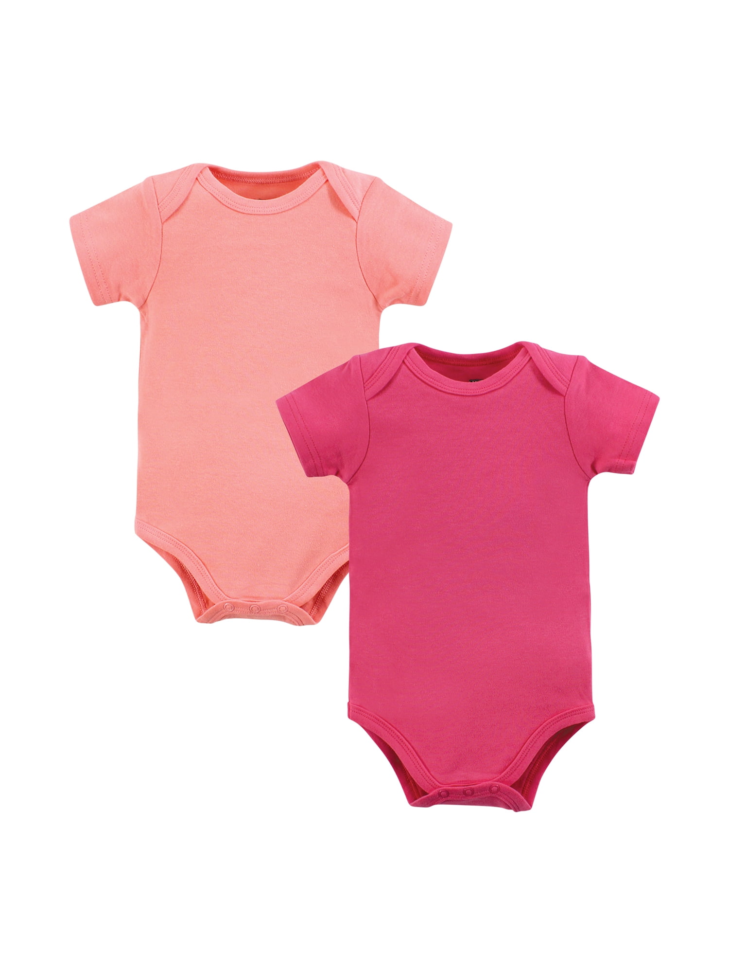 Hudson Baby Unisex Short Sleeve Bodysuits, 10-Pack, Sizes Newborn-24 Months