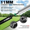 thumbnail image 2 of BOHEN 9x5FT Portable Soccer Goal for Kids Backyard with Carry Bag - Easy Folding Lightweight Fun for Outdoor Indoor Training Games for Teen Youth Adult (Black, 9x5FT, 1 Pack), 2 of 8