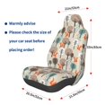 thumbnail image 3 of Lsque Squirrels and Trees Pattern Car Seat Covers for Front Seats , Waterproof Seat Covers for Cars, Sporty Front Seat Covers,Car Seat Cover Protector Front Seats, 3 of 5