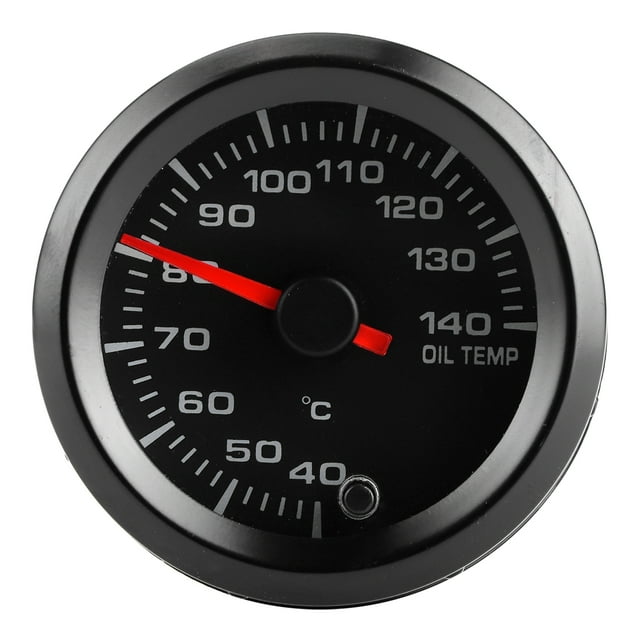 Oil Temperature Gauge, Oil Temp Gauge 40-140 degrees Celsius Digital Display for 12V Car