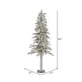 thumbnail image 2 of Vickerman 5' Flocked Alpine Artificial Christmas Tree, Warm White  Single Mold LED lights, 2 of 3