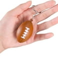 thumbnail image 5 of 30 Pack Rugby Ball Keychains for Party Favors,Rugby Stress Ball,School Carnival Reward,Sports Centerpiece Decorations, 5 of 6