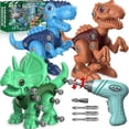 thumbnail image 1 of Dinosaur Toys for 3 4 5 6 7 8 Year Old Boys, Kids Take Apart STEM Construction Building Toys with Drill, 1 of 5