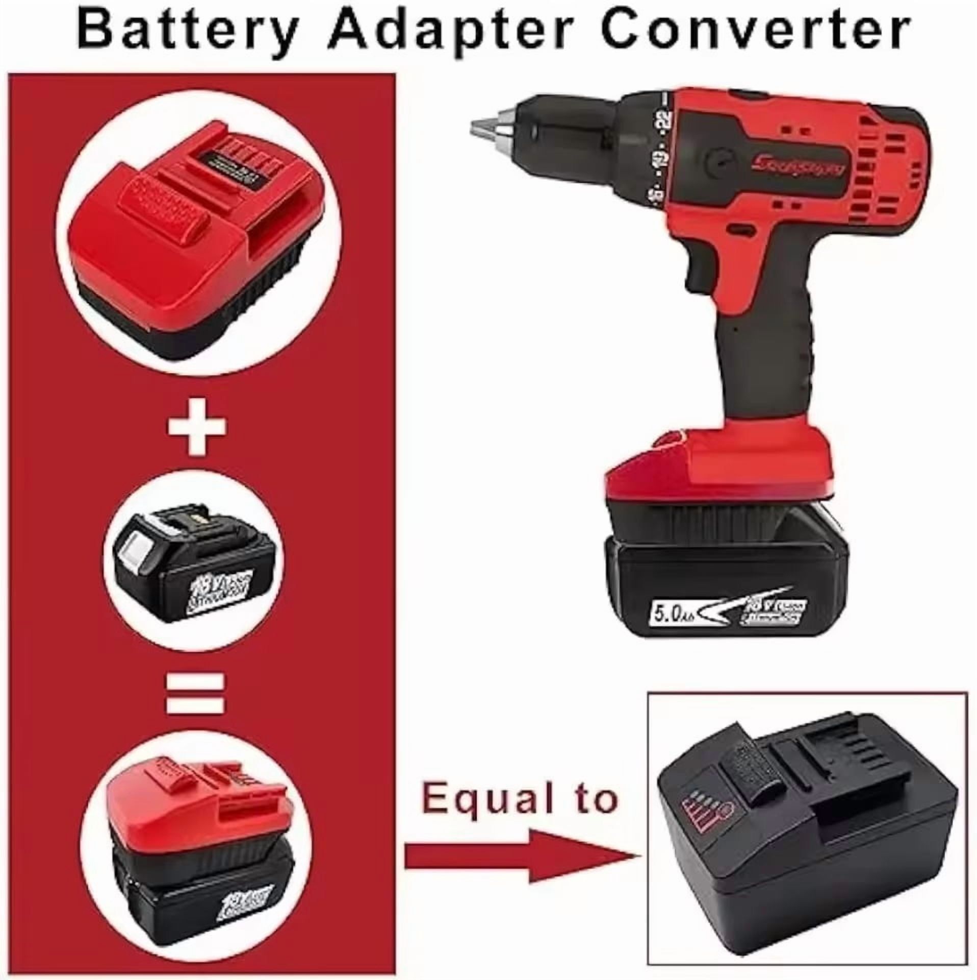 Battery Adapter For Ma*kita 18V Li-on Battery Convert To for Snap-on 18V Power Tool