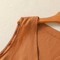 thumbnail image 6 of PBFRDSJ Cotton Linen Vest for Women Summer Sleeveless V Neck Button Down Tank Tops Lightweight Business Casual Jacket with Pockets, 6 of 9