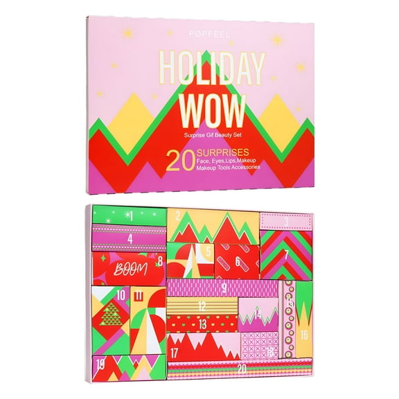 RAGUPEL 2024 Makeup Advent Calendar 20Days Countdown Calendar Makeup Boxes For New Year Beauty Skin Care Advent Cosmetics Calendar 2024 For Teens Girls Women