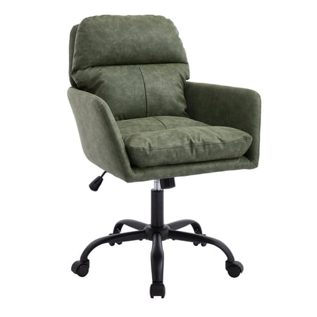 theeshow green pu leather office product