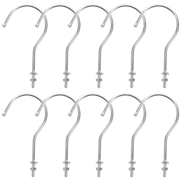 10pcs Heavy Duty Replacement Mannequin Body Hooks Iron S Hooks For Female Dress Form Jewelry Purse Display Clothing Rack Home And Shop Use