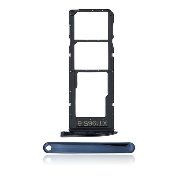 Replacement Dual Sim Card Tray Compatible For Motorola Moto G7 (XT1962 / 2019) / Moto G7 Plus (XT1965-2 / 2019) (Deep Indigo / Blue)