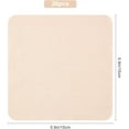 thumbnail image 5 of 20Pcs 5.9 Inch Chamois Pottery Tools Chamois Cloth Shammy Towel Suede Fiber Glasses Cleaning Cloth Absorbent Fast Drying Natural Chamois Car Wash Cloth for Pot Rim Smoothing Pottery Beige, 5 of 8