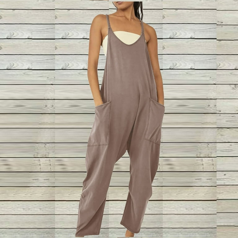 Ladies Jumpsuits Stretchy Dungarees Jumpsuit For Women Uk Plus Size Summer Clothing Pockets Overalls Women Romper Women Women s Dungarees Loose Jumpsuit Baggy Dungarees Womens Uk Walmart