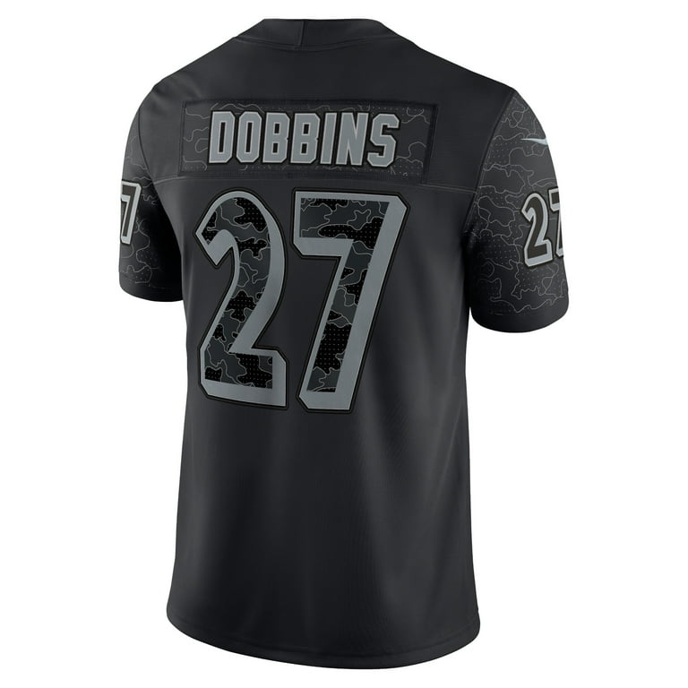 Men s Nike J.K. Dobbins Black Baltimore Ravens RFLCTV Limited Jersey Walmart
