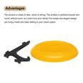 thumbnail image 4 of Unique Bargains 9.8 Inch Art Plate Hanging Decorative Plate with Display Stand for DIY Handmade Material Mosaic Base Production Yellow, 4 of 4