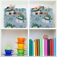 thumbnail image 7 of 2PCS Little Snowmen Large Collapsible Storage Bins,Canvas Fabric Foldable Storage Bins with Handles Open Home Storage Bins Boxes Toy Storage Basket Home Decor, 7 of 7