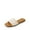NUDE, variant on Women's Flat Sandals Slip On Slides Sandals Square Open Toe Jacquard Braided Fashion Slides Casual Beach Slippers for Summer