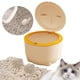 thumbnail image 1 of Bote de basura para arena de gatos Fernando con tapa tipo prensa Beige, 1 of 8
