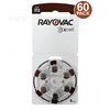 60 Rayovac Xcell Mercury Free Hearing Aid Batteries Size: 312