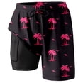 thumbnail image 5 of Kcolen Men Swim Trunks Board Shorts with Compression Liner Swimsuits Quick Dry Bathing Suit Pockets Swimwear, 5 of 5
