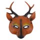 thumbnail image 5 of Deer Mask Brown PU Animals Mask Creative Appearance for Decoration Use, 5 of 5
