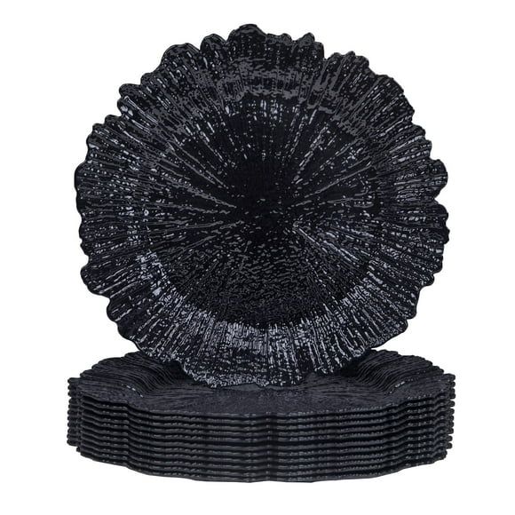 Set de placas de carga MAONAME Reef de plástico negro, 12 unidades