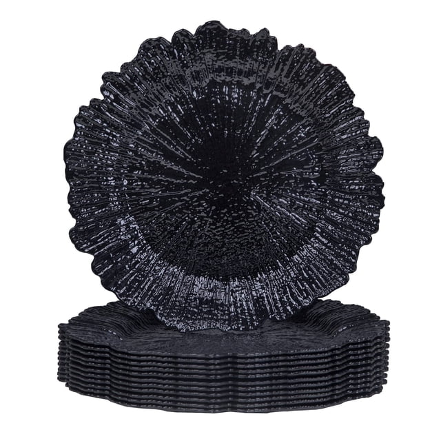 Set de placas de carga MAONAME Reef de plástico negro, 12 unidades