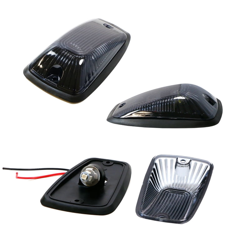 Clear Lens 5pc Amber LED Cab Roof Marker Running Lights For Truck SUV